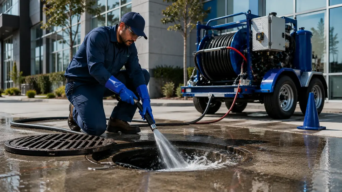 Commercial Hydro Jet Drain Cleaning in Casmalia
