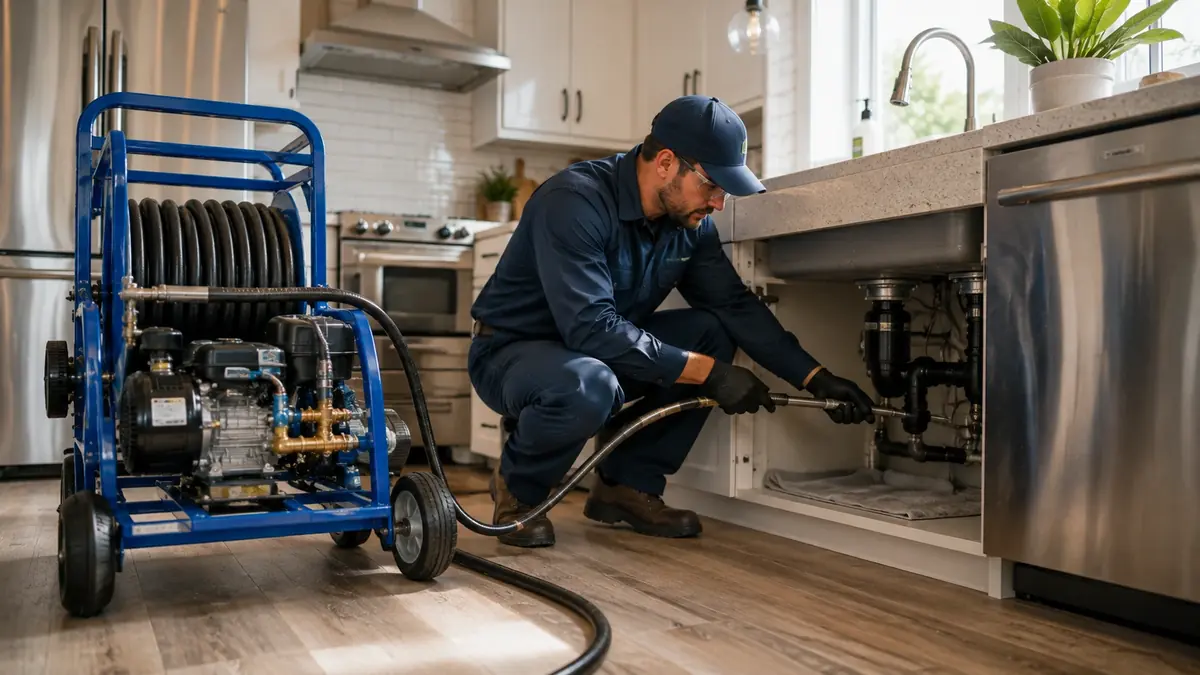 Kitchen Drain Hydro Jetting in Casmalia