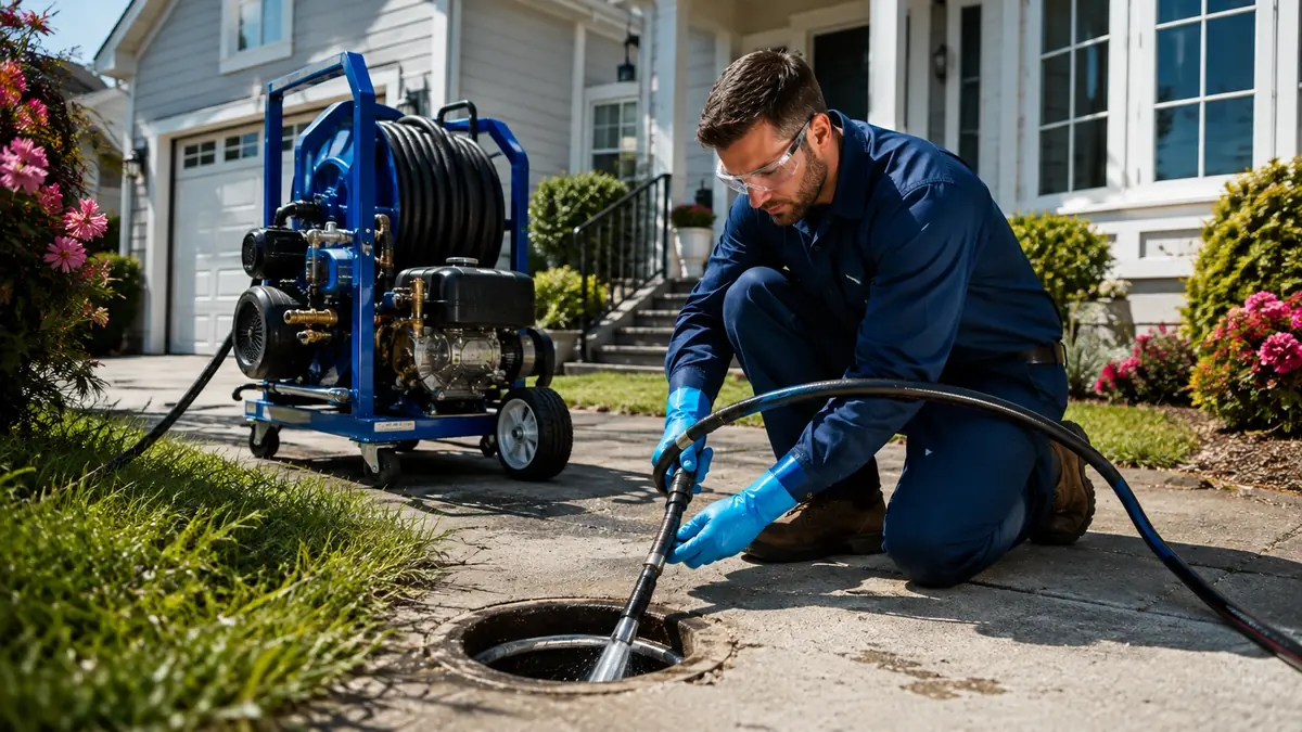 Residential Hydro Jet Drain Cleaning in Casmalia